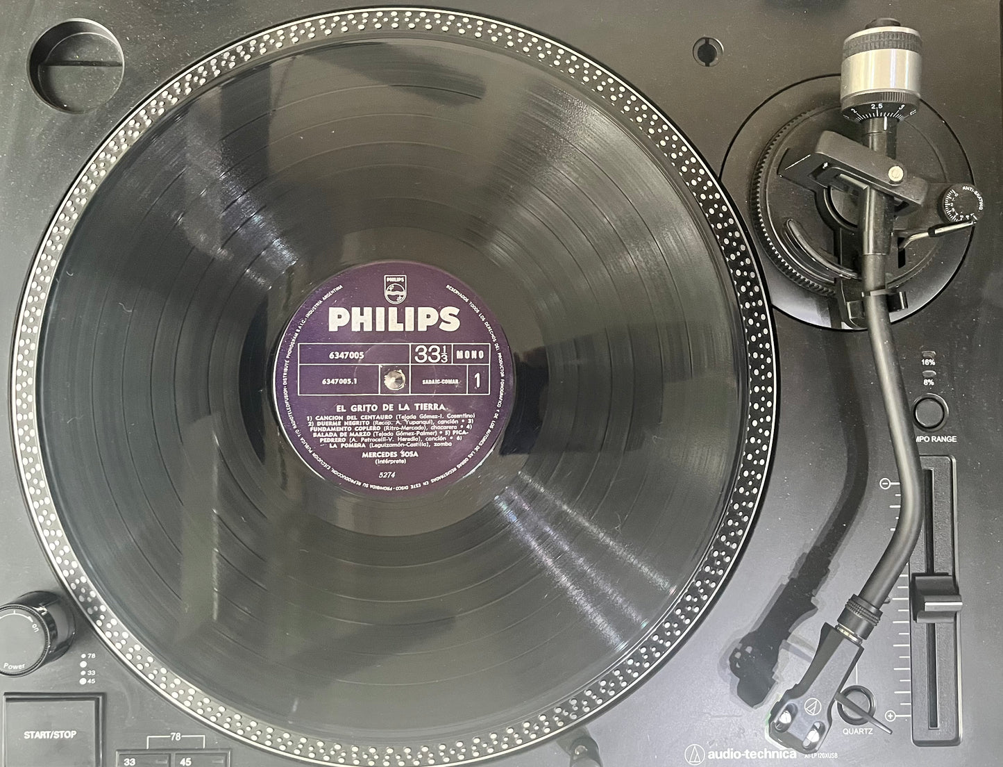 Mercedes Sosa – El Grito De La Tierra vinilo de Epoca