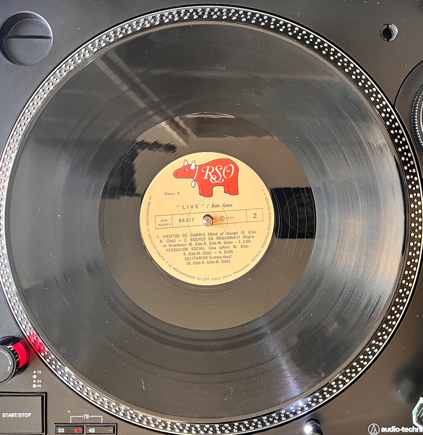 Bee Gees – Here At Last - Live VINILO DE EPOCA