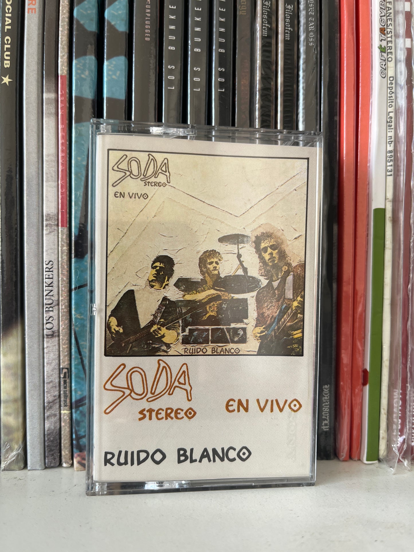 Soda Stereo – Ruido Blanco - En Vivo Cassette