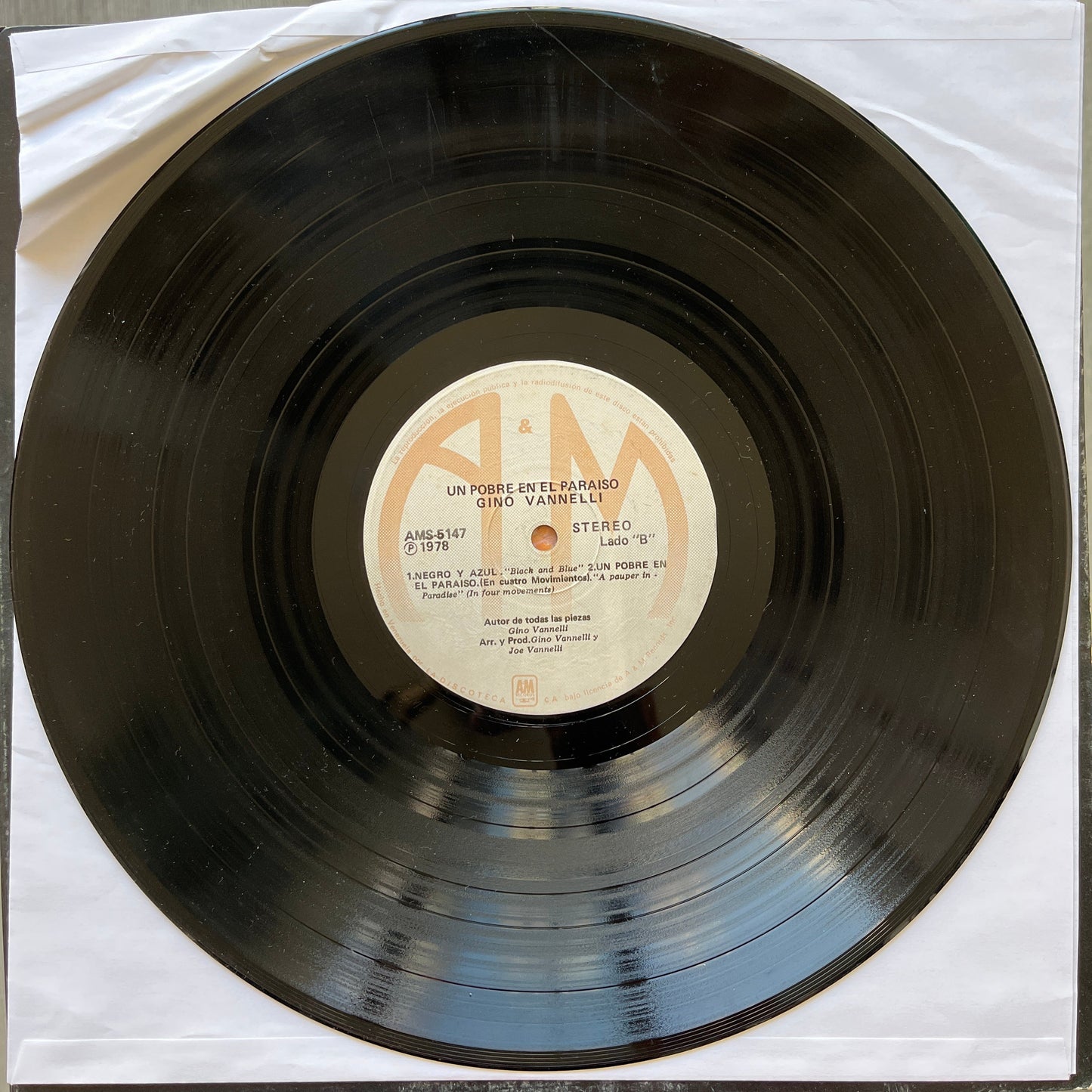 Gino Vannelli – A Pauper In Paradise Vinilo