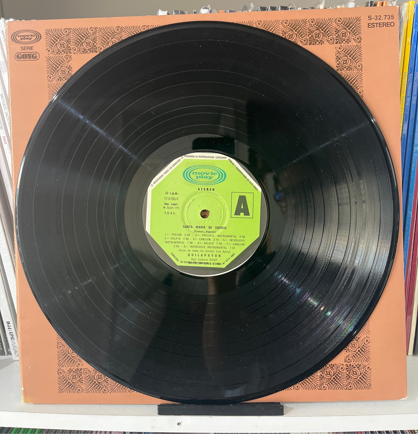 Quilapayún – Santa Maria De Iquique - Cantata Popular Vinilo de Epoca