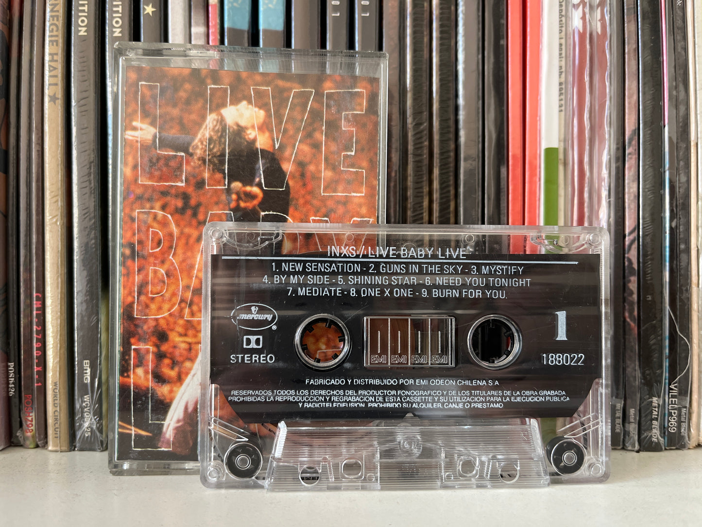 INXS – Live Baby Live Cassette de Epoca