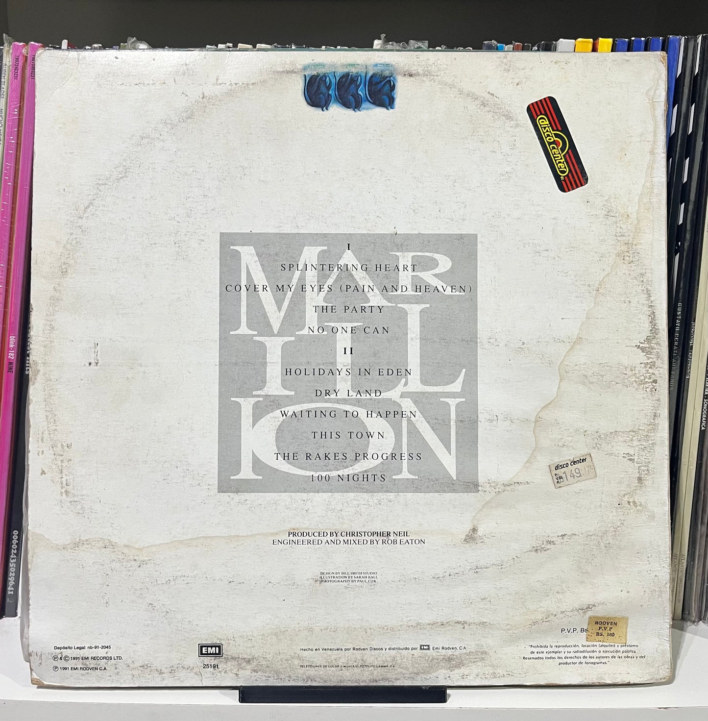 Marillion – Holidays In Eden Vinilo de época