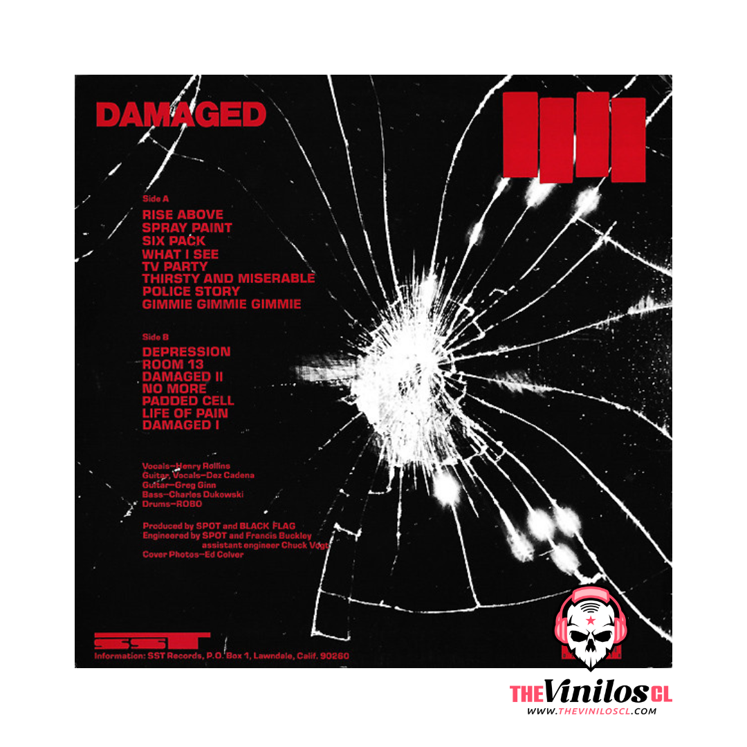 Black Flag – Damaged Vinilo