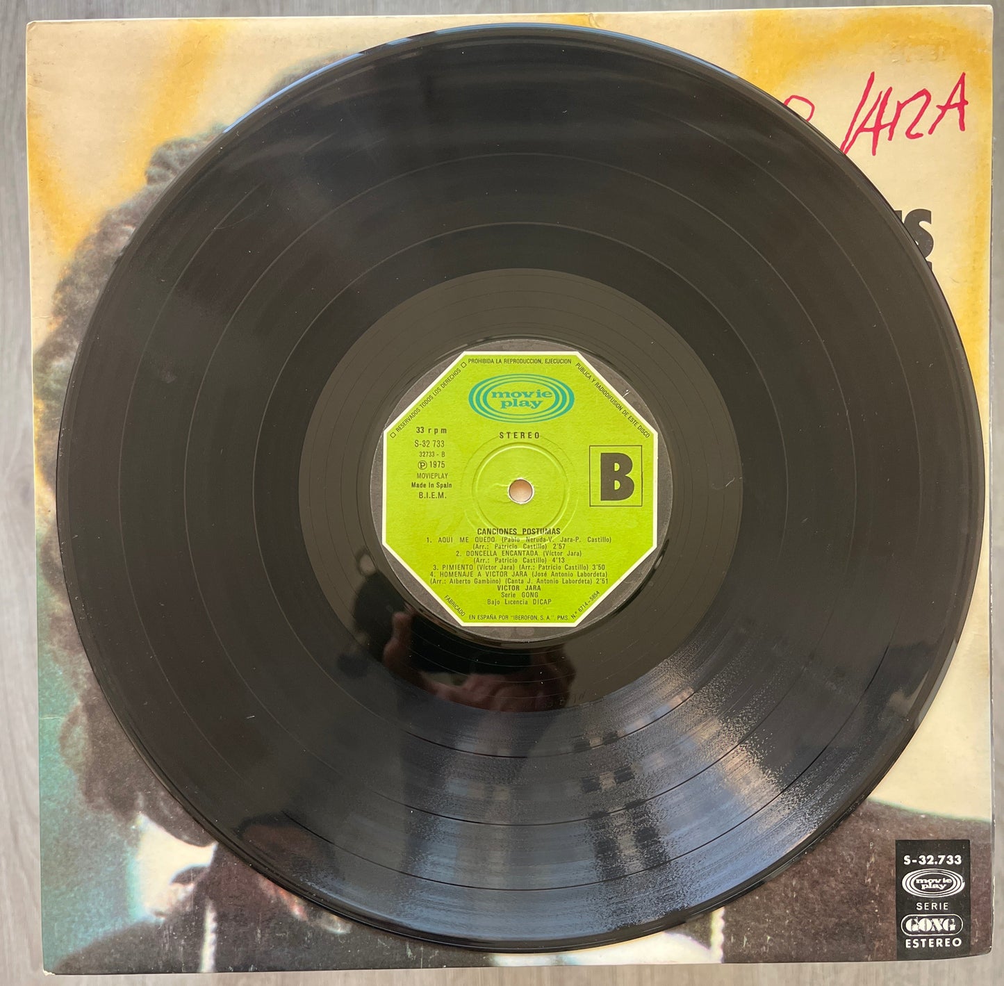 Victor Jara – Canciones Postumas - Chile Septiembre 1973 Vinilo de Epoca