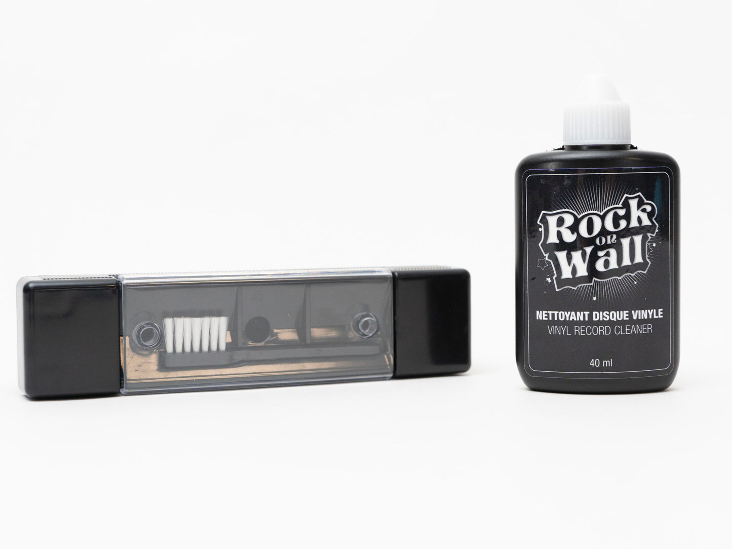 Kit de curatare vinyl rock on wall
