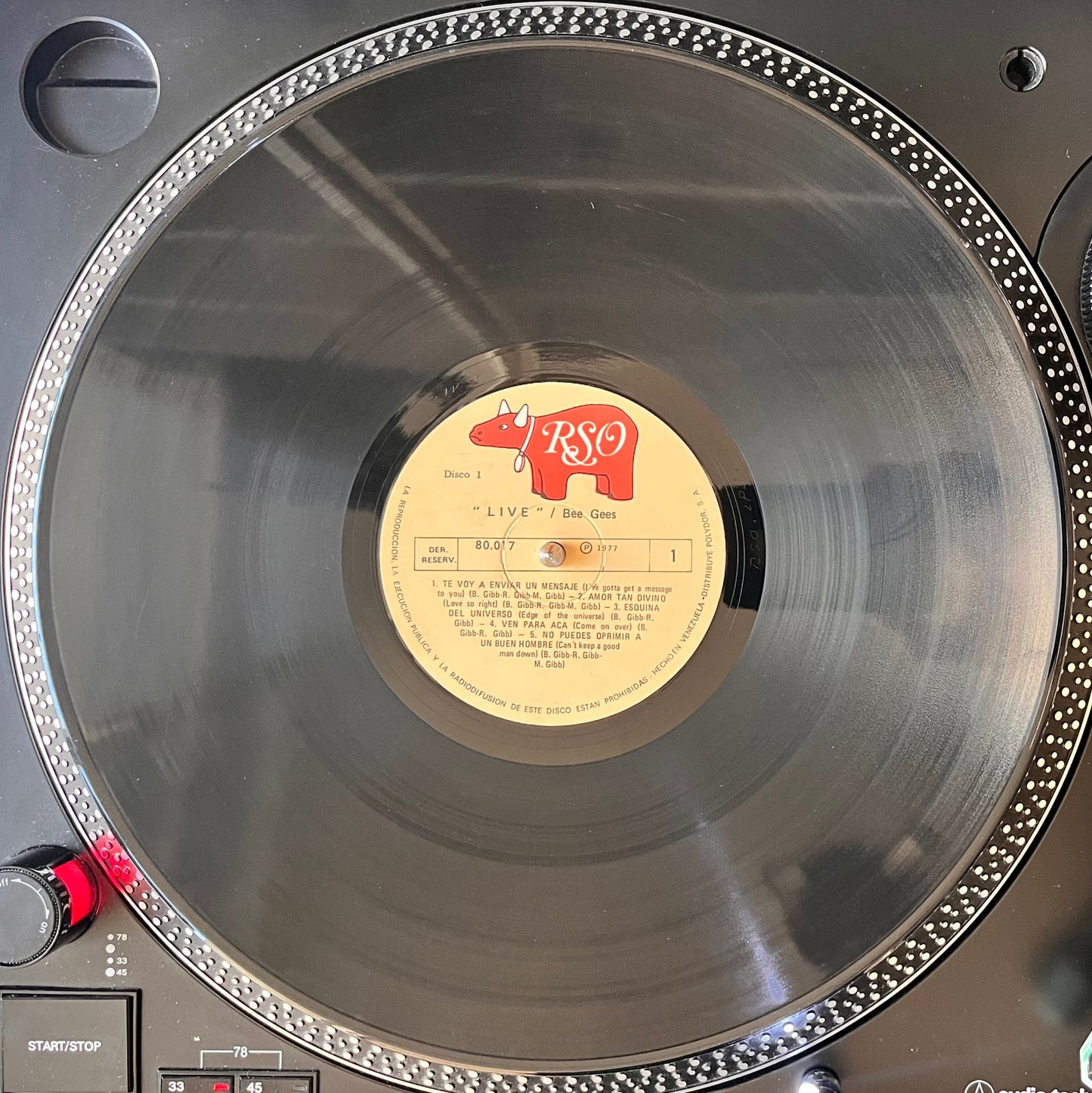 Bee Gees – Here At Last - Live VINILO DE EPOCA