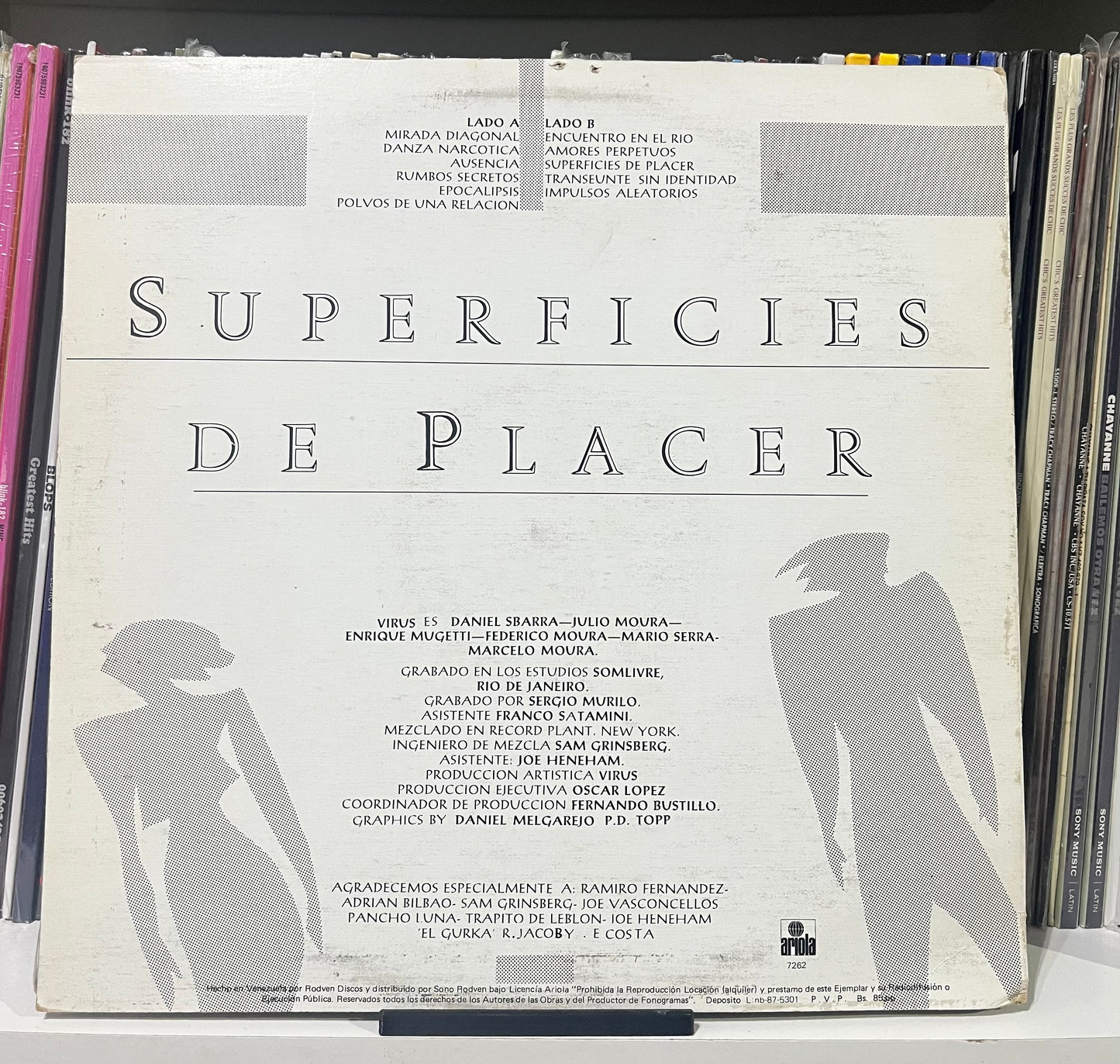 Virus – Superficies De Placer Vinilo de Epoca