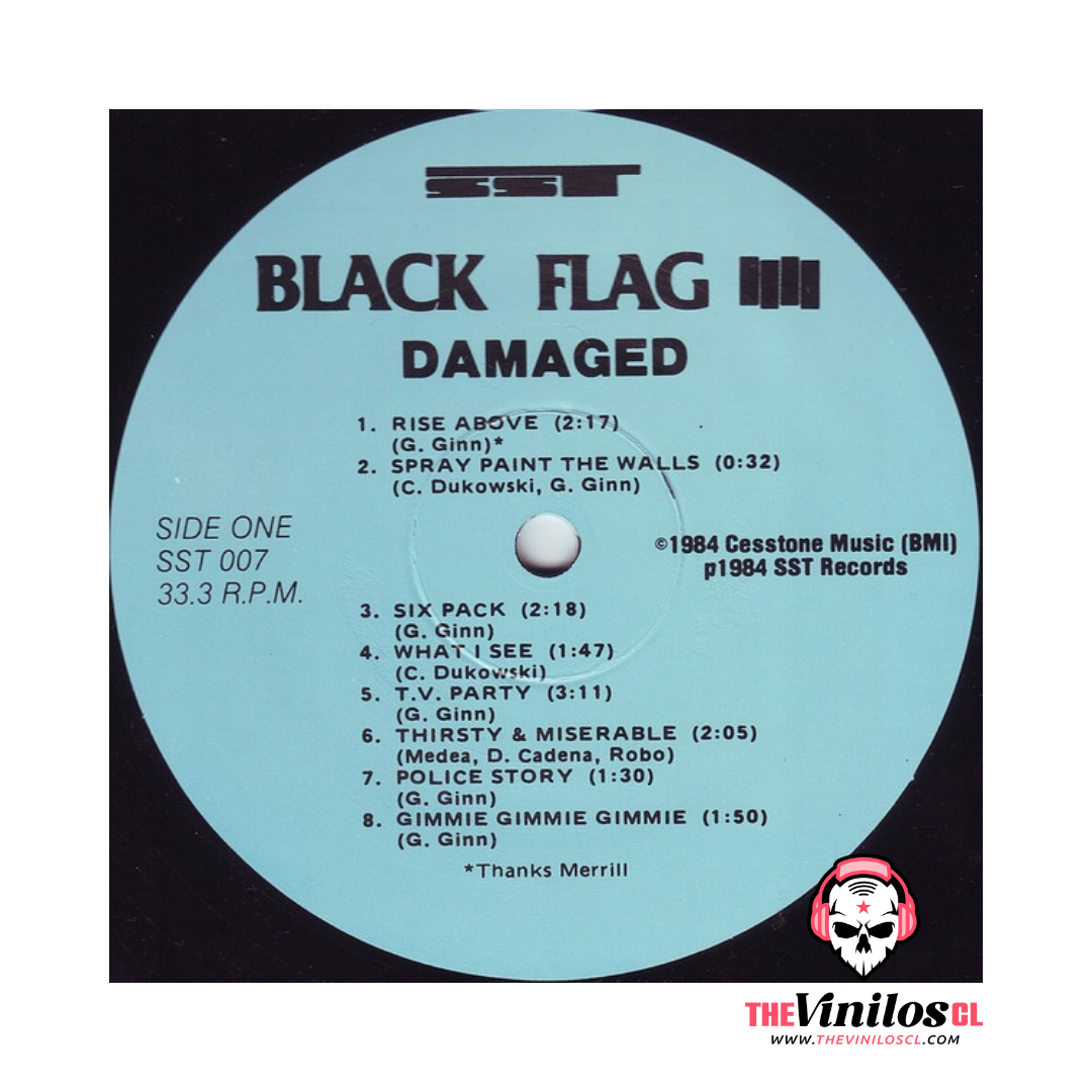 Black Flag – Damaged Vinilo