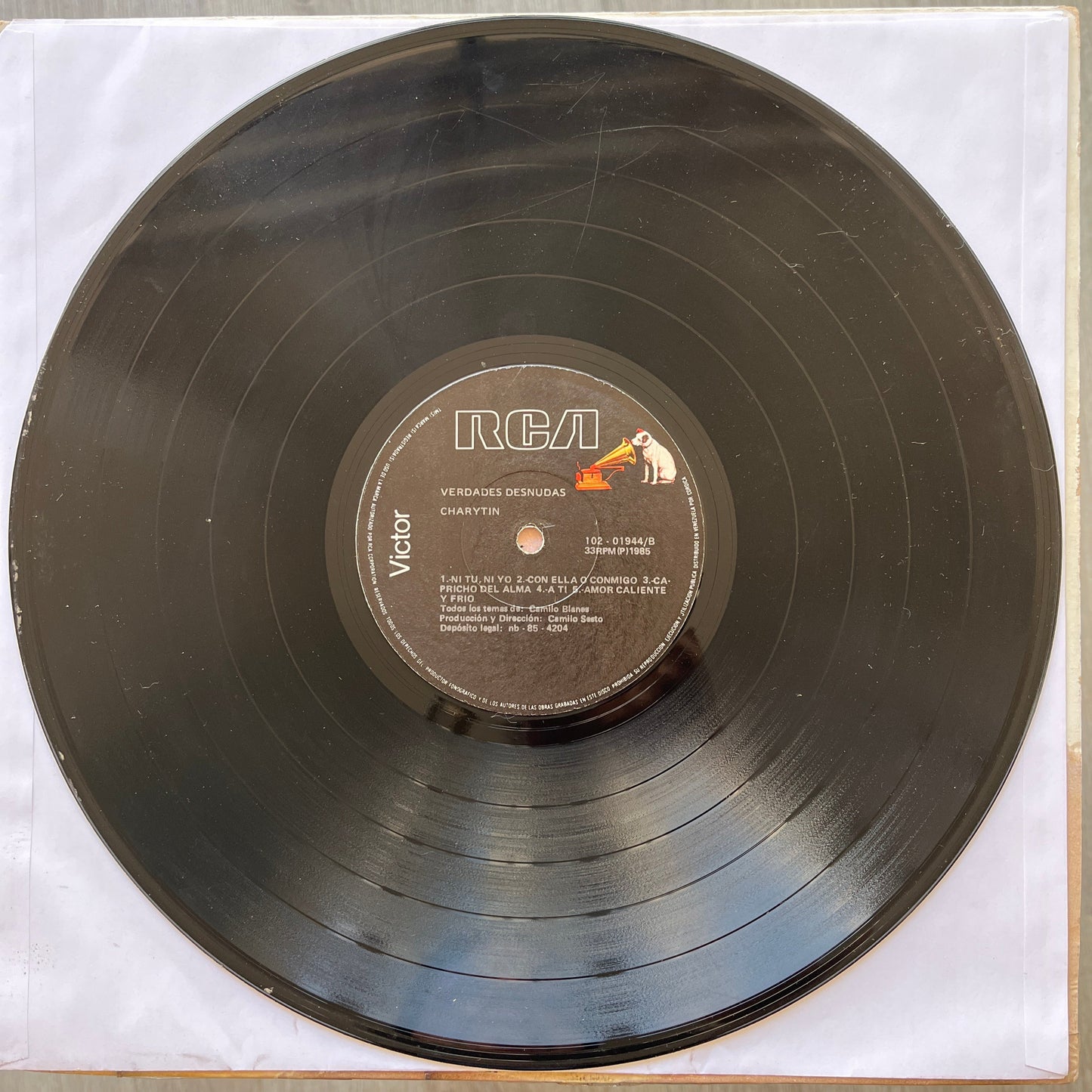 Charytin – Verdades Desnudas Vinilo de epoca