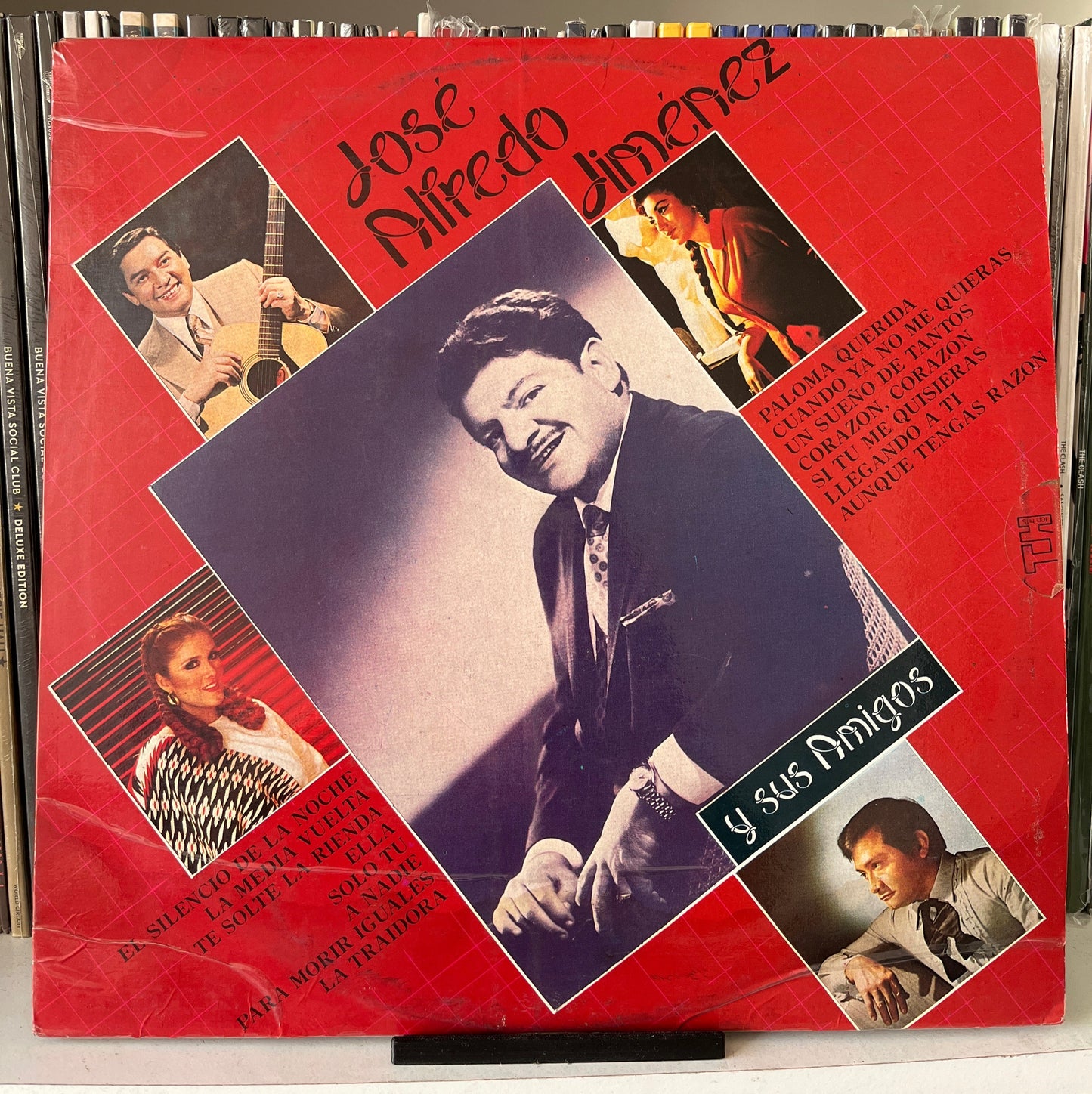 José Alfredo Jiménez – José Alfredo Jiménez y Sus Amigos Vinilo de epoca
