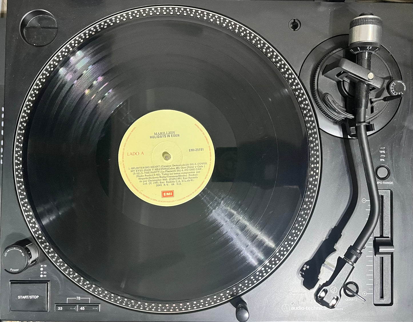 Marillion – Holidays In Eden Vinilo de época