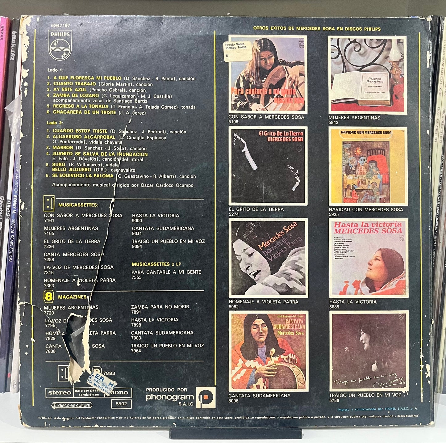 Mercedes Sosa – A Que Florezca Mi Pueblo Vinilo de epoca