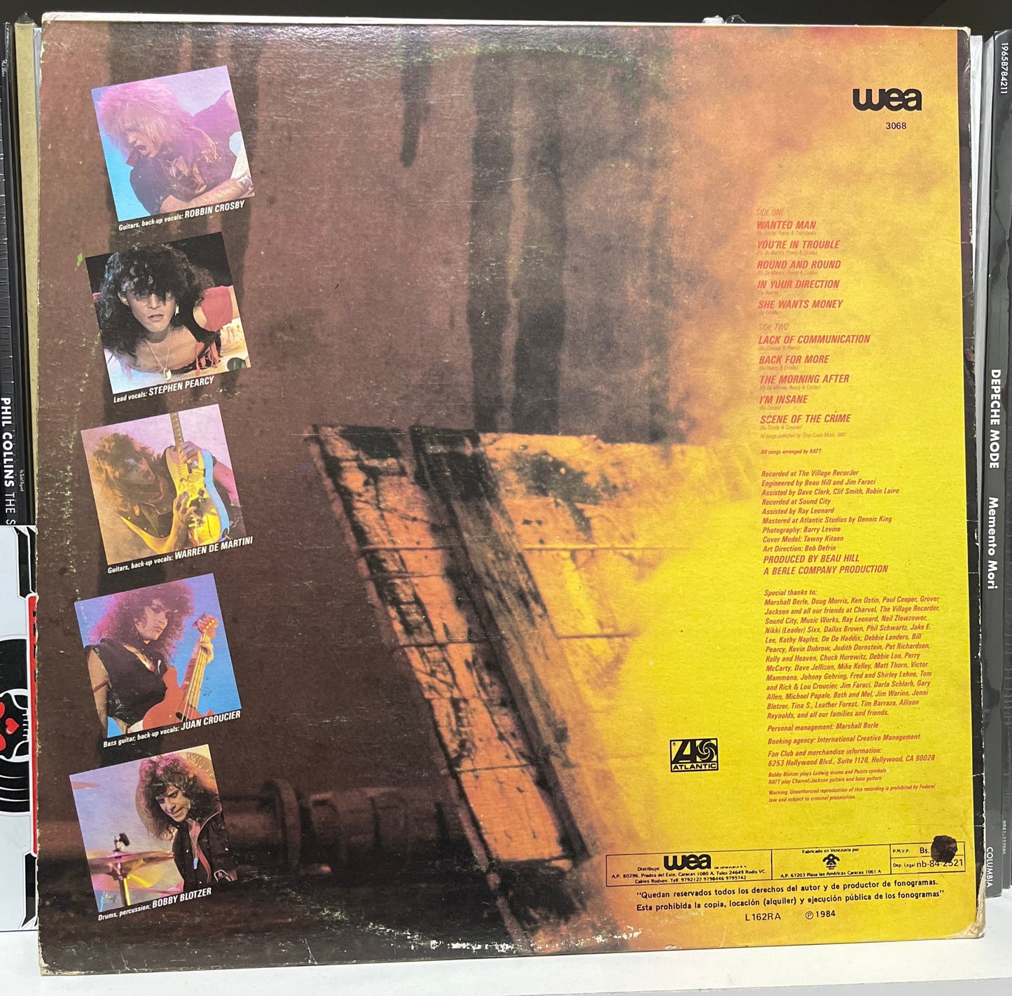 Ratt – Out Of The Cellar Vinilo de Epoca
