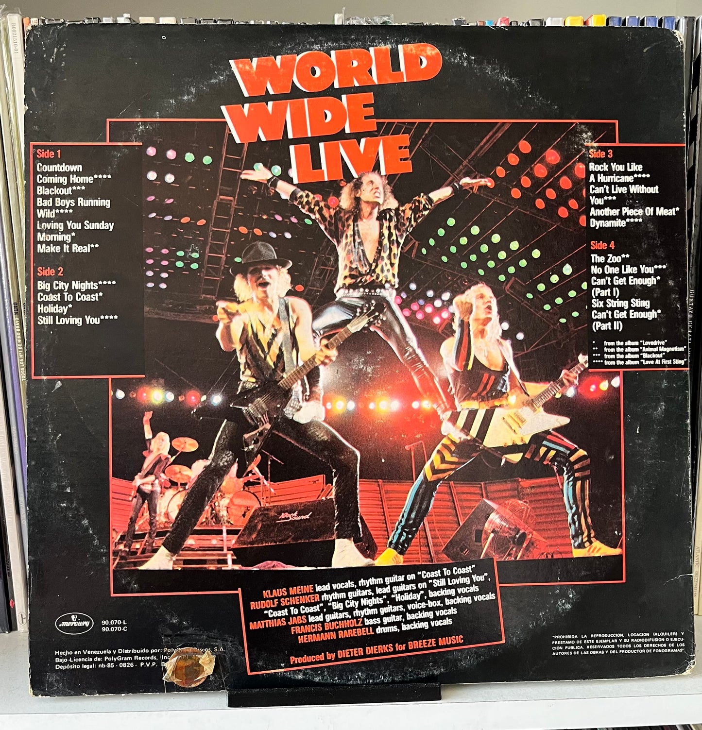 Scorpions – World Wide Live Vinilo de Epoca