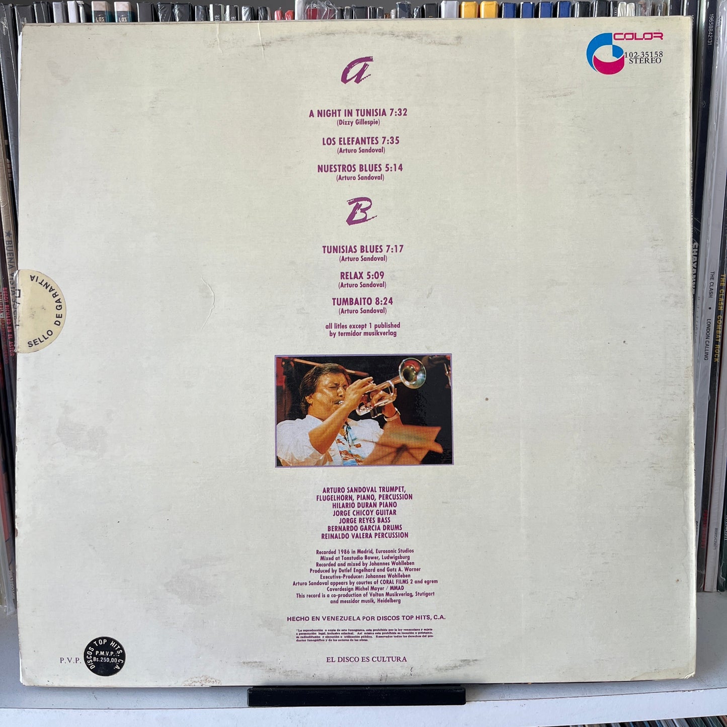 Arturo Sandoval – Tumbaito Vinilo de epoca