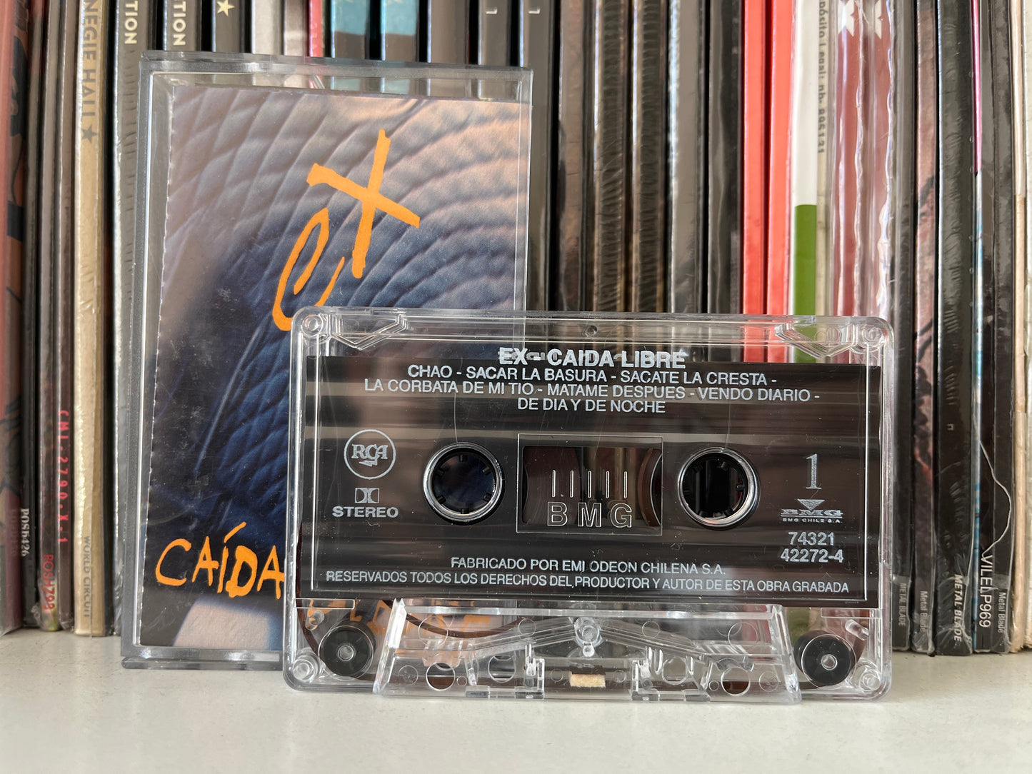 Los Ex – Caída Libre Cassette de epoca