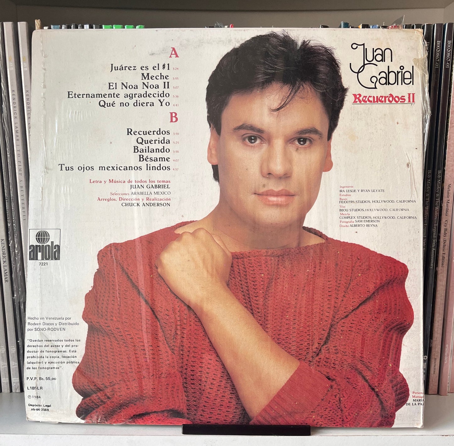 Juan Gabriel – Recuerdos II Vinilo de epoca