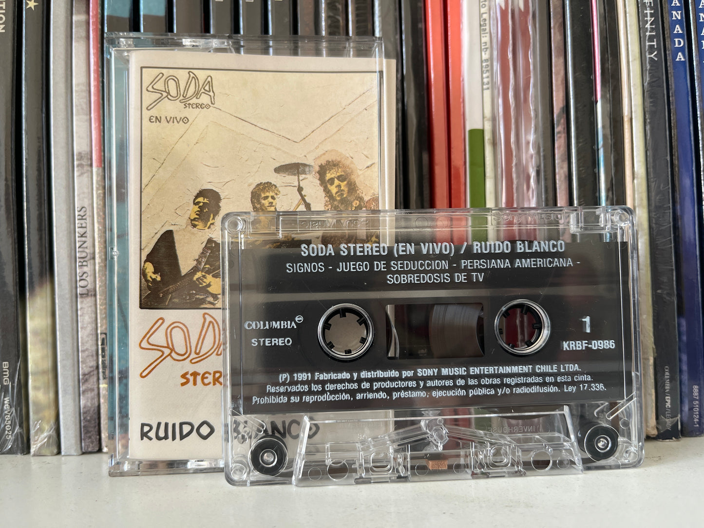 Soda Stereo – Ruido Blanco - En Vivo Cassette