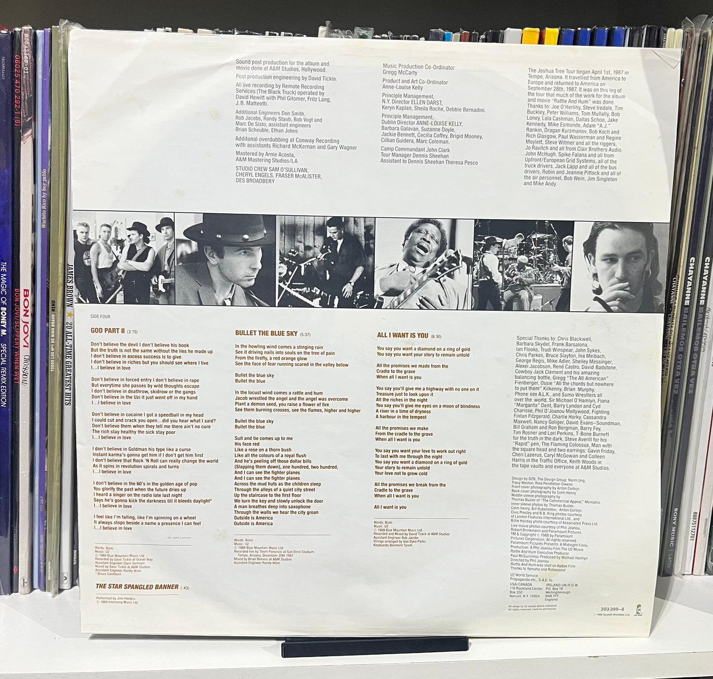 U2 – Rattle And Hum Vinilo de Epoca