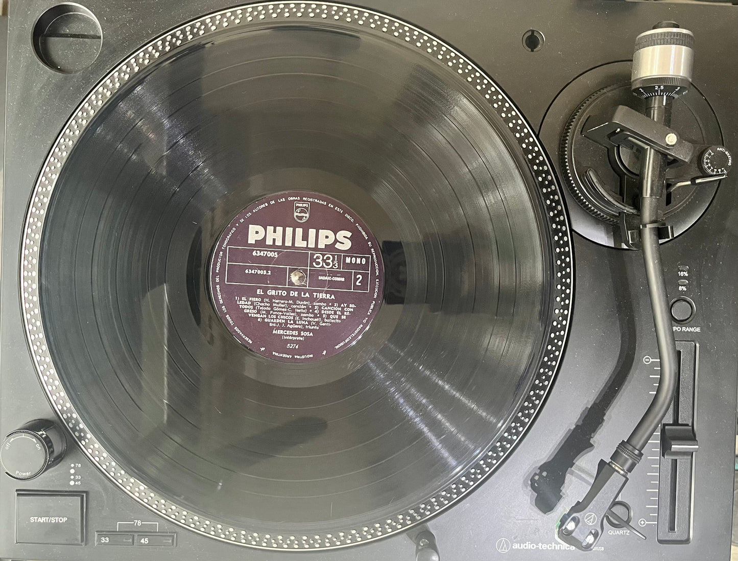 Mercedes Sosa – El Grito De La Tierra vinilo de Epoca