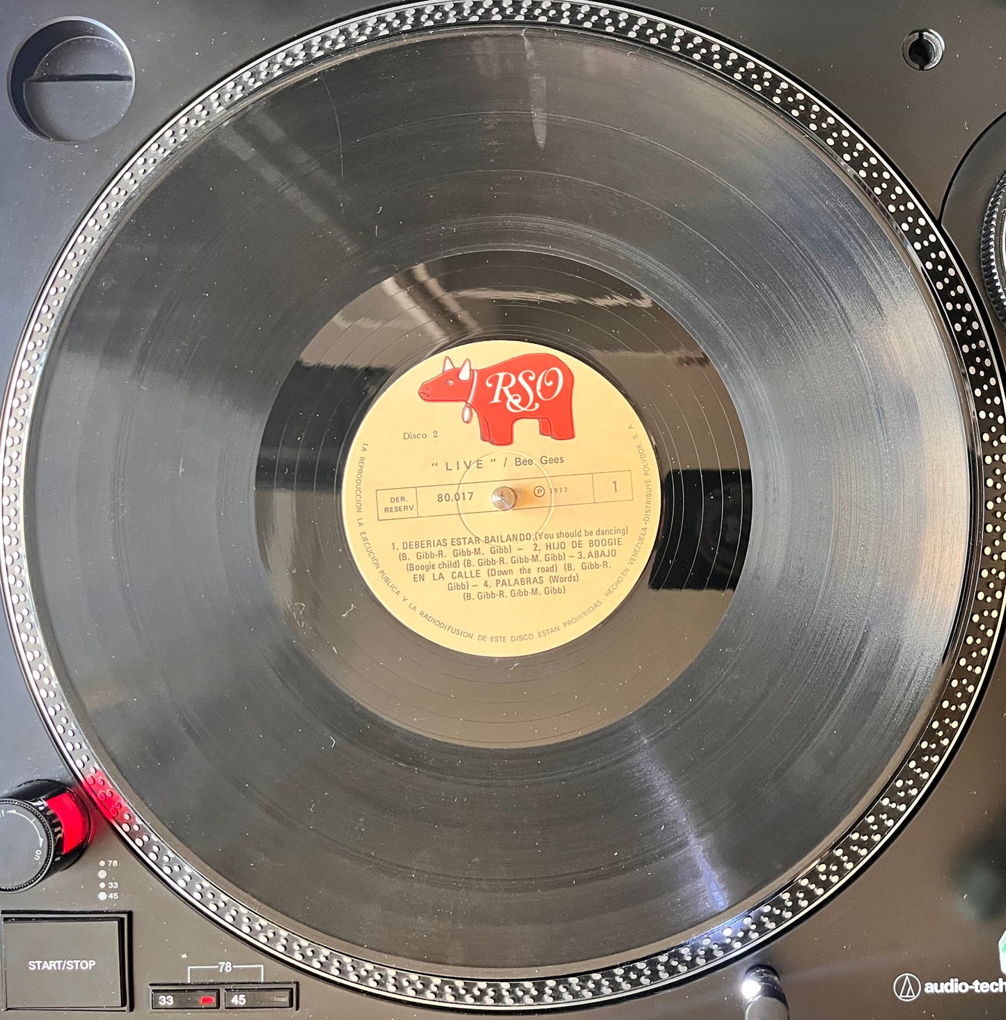 Bee Gees – Here At Last - Live VINILO DE EPOCA