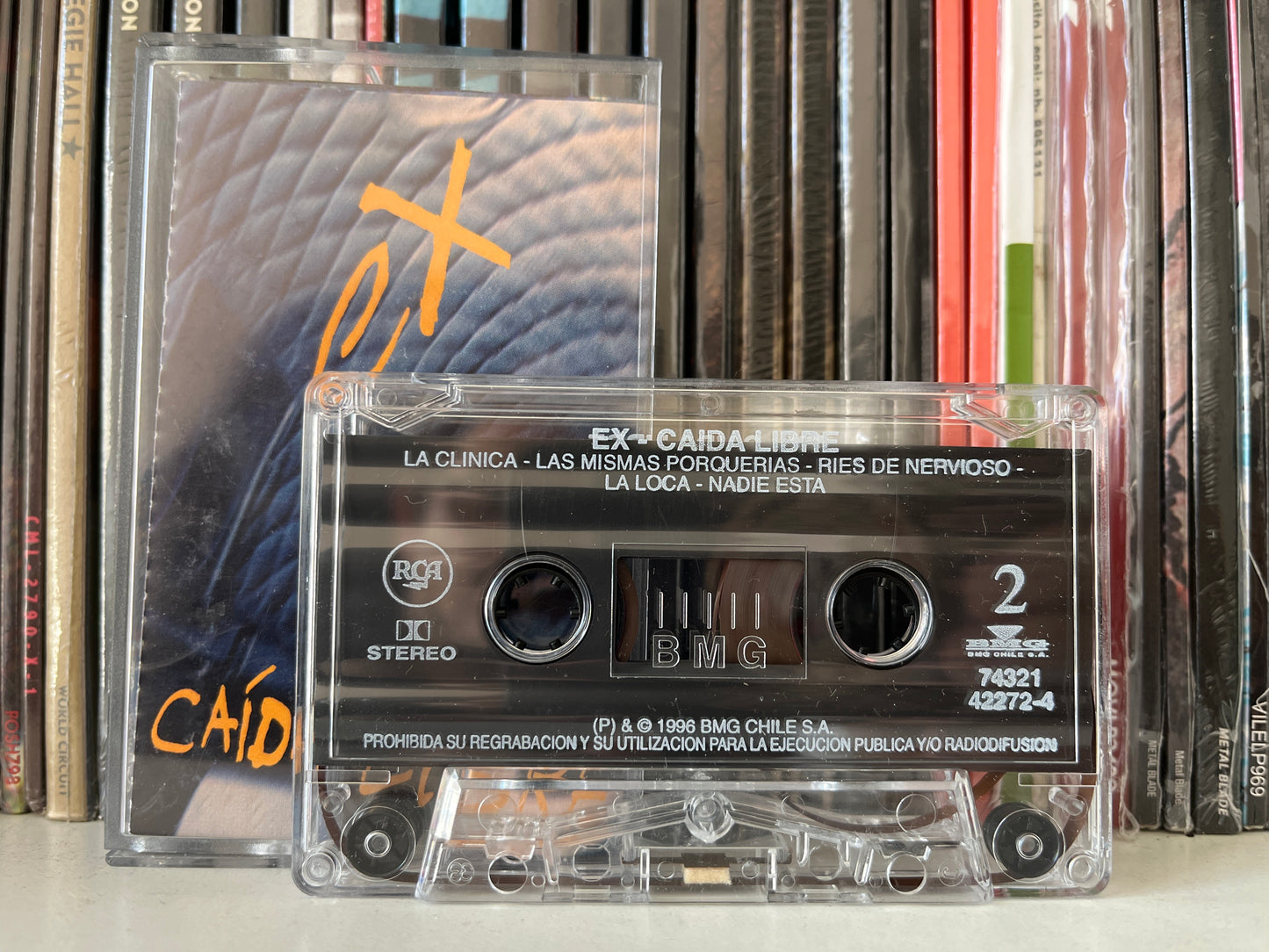 Los Ex – Caída Libre Cassette de epoca