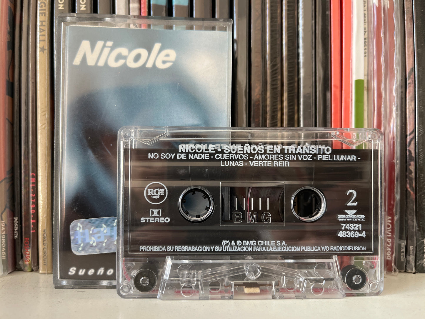Nicole – Sueños En Tránsito cassette de epoca