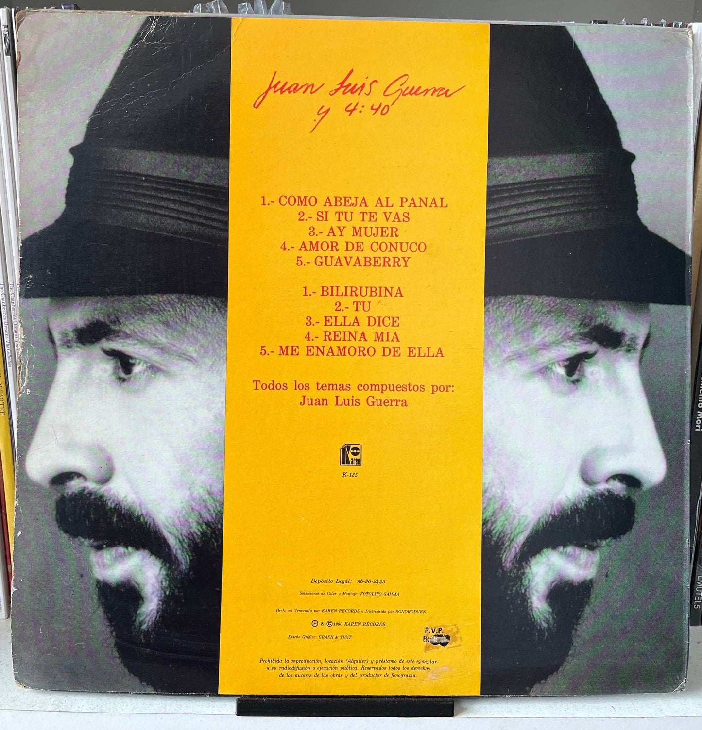 Juan Luis Guerra Y 440 – Grandes Exitos Vinilo de Epoca