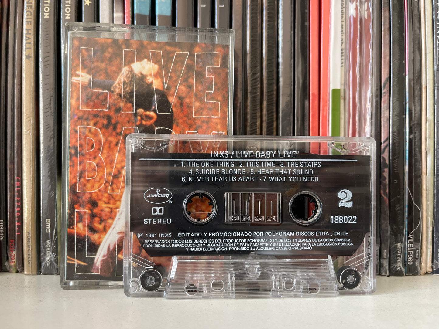 INXS – Live Baby Live Cassette de Epoca