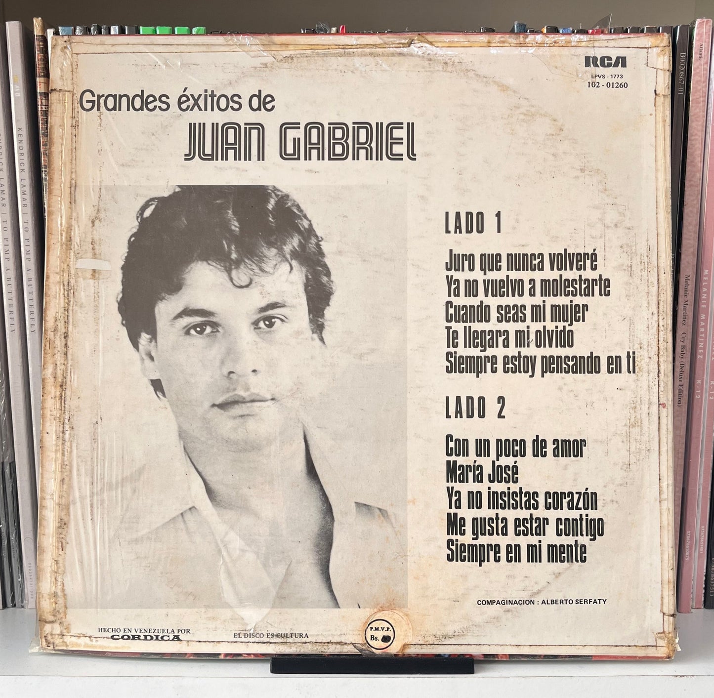 Juan Gabriel – Grandes Éxitos De Juan Gabriel Vinilo de epoca