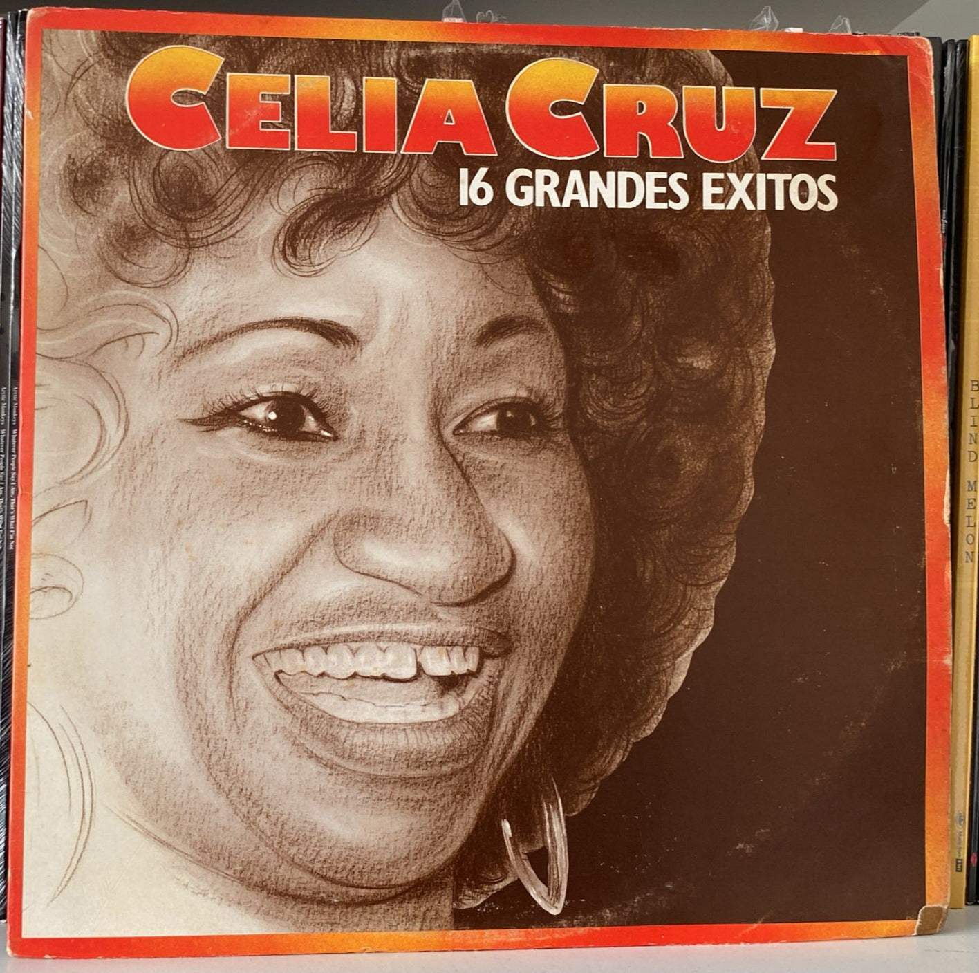 Celia Cruz – 16 Grandes Exitos Vinilo de Época