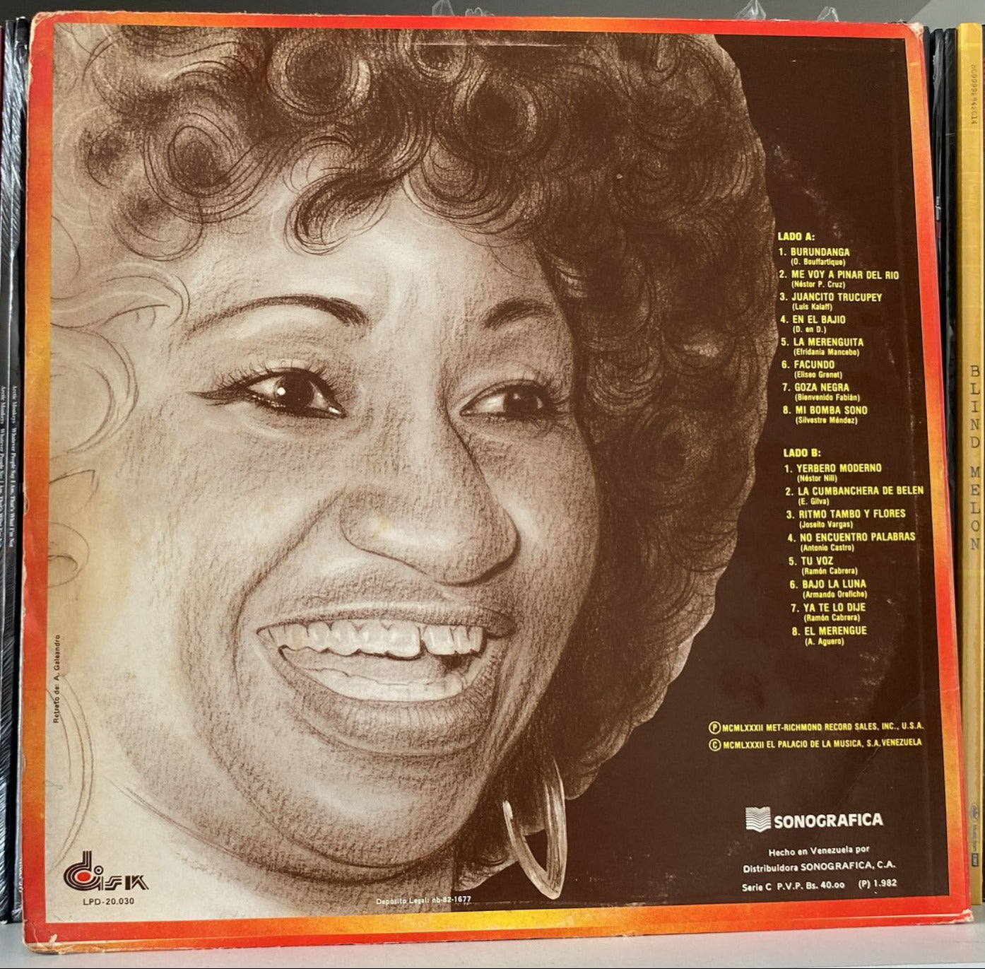 Celia Cruz – 16 Grandes Exitos Vinilo de Época