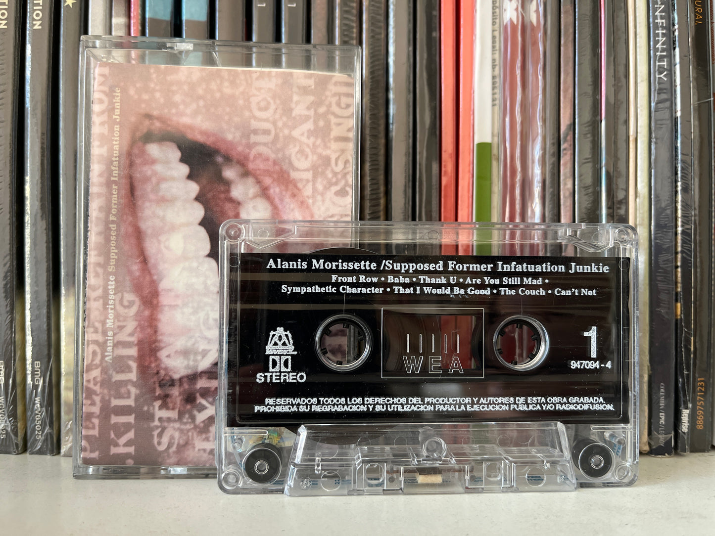 Alanis Morissette – Supposed Former Infatuation Junkie Cassette de epoca