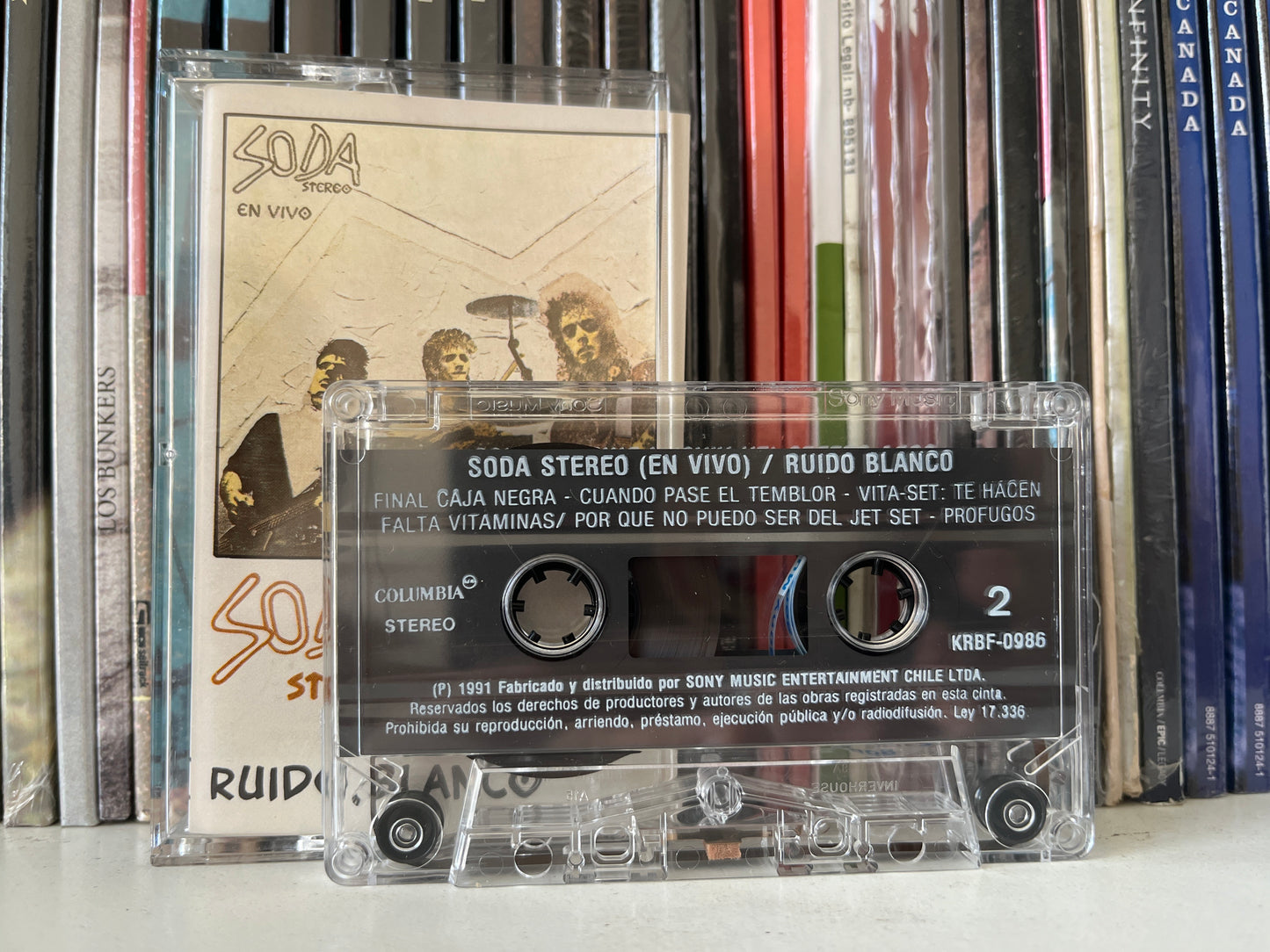 Soda Stereo – Ruido Blanco - En Vivo Cassette