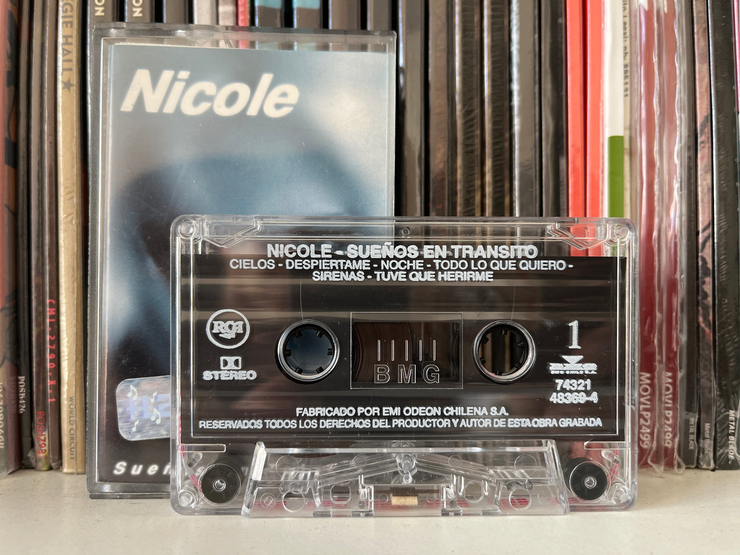Nicole – Sueños En Tránsito cassette de epoca