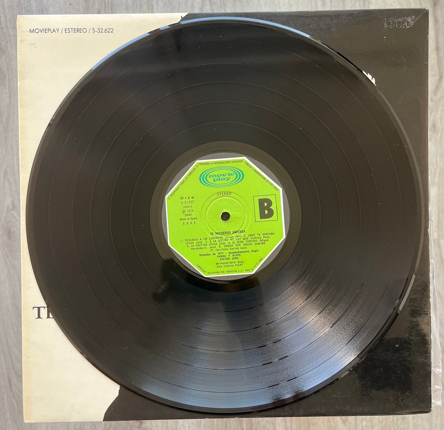Victor Jara – Te Recuerdo Amanda Vinilo de Epoca