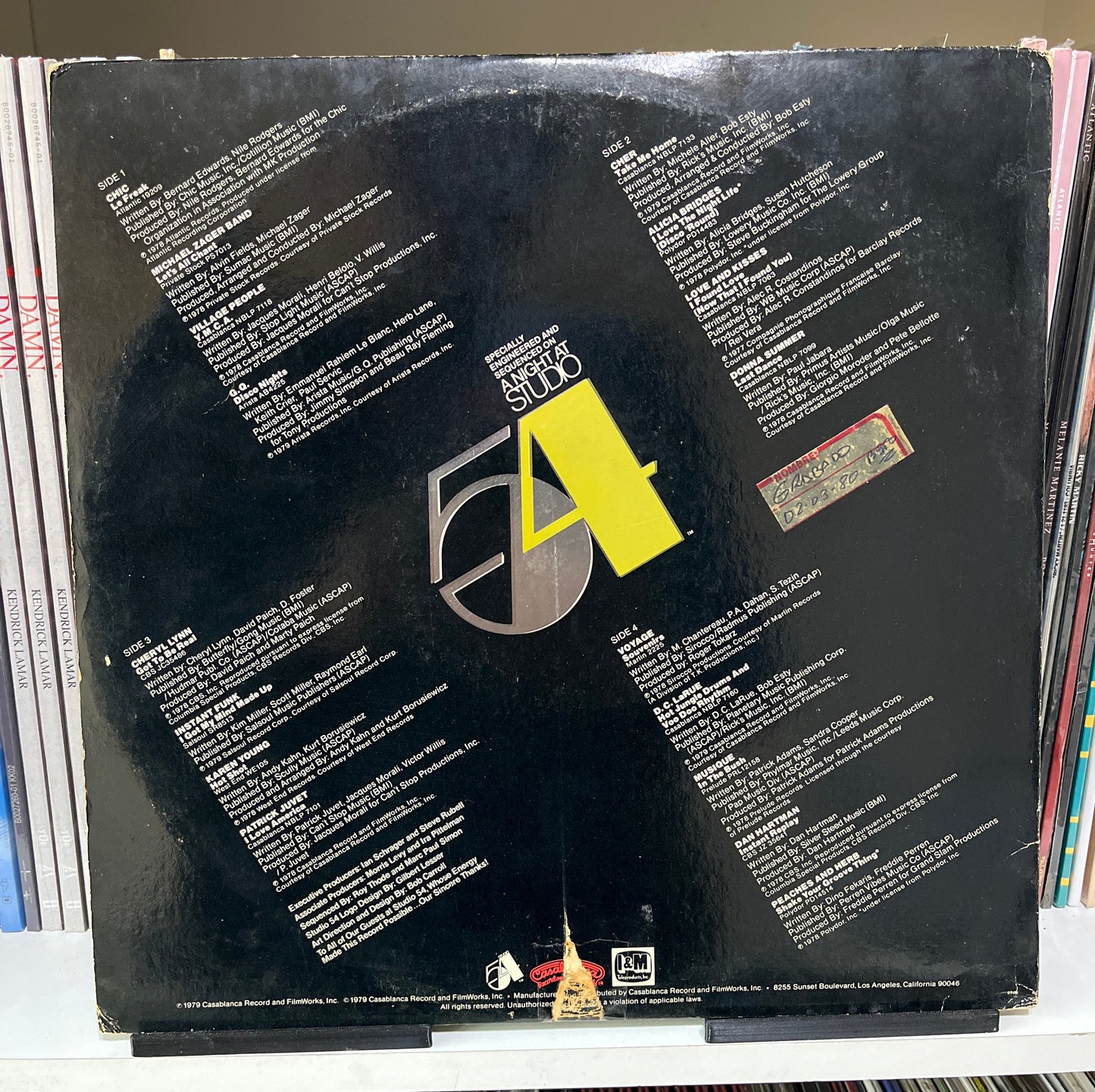 Studio A Night At Studio 54 Vinilo de Epoca