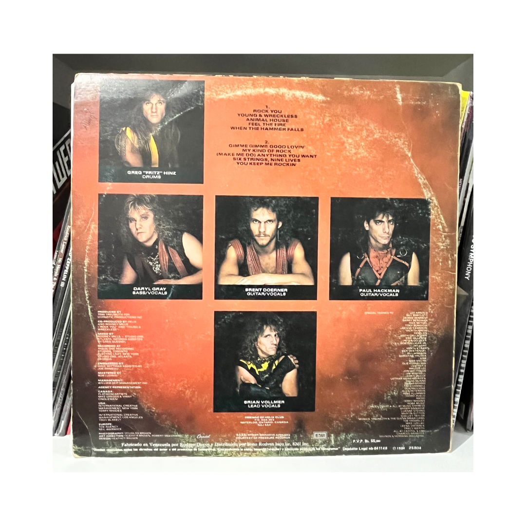 Helix – Walkin' The Razor's Edge Vinilo de epoca