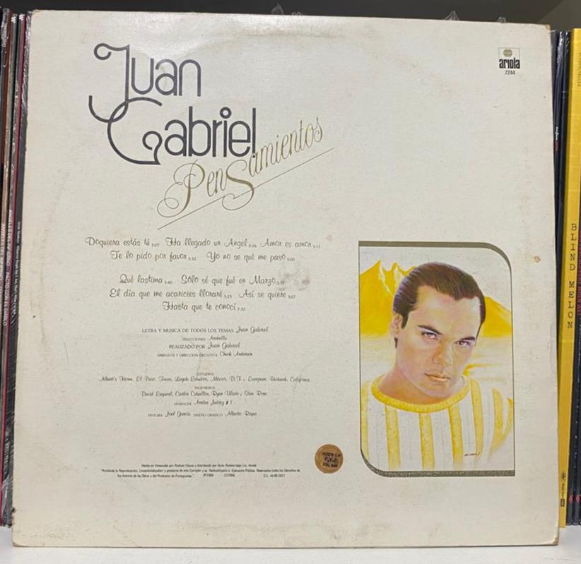 Juan Gabriel – Pensamientos Vinilo de Época