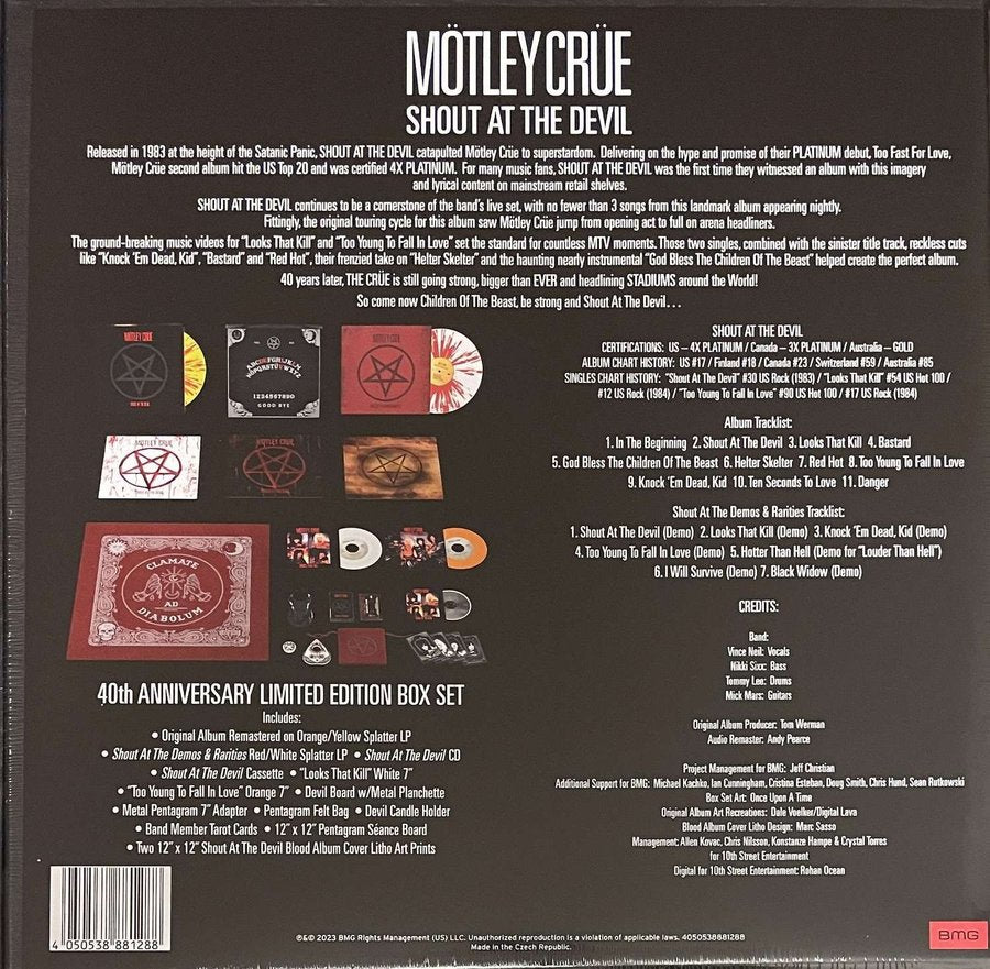 Mötley Crüe – Shout At The Devil Deluxe Edition, Limited Edition Box Set