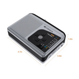 Reproductor de Radio AM/FM, CASSETTE