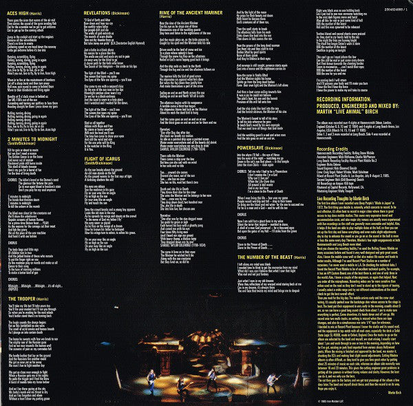 Iron Maiden – Live After Death Vinilo