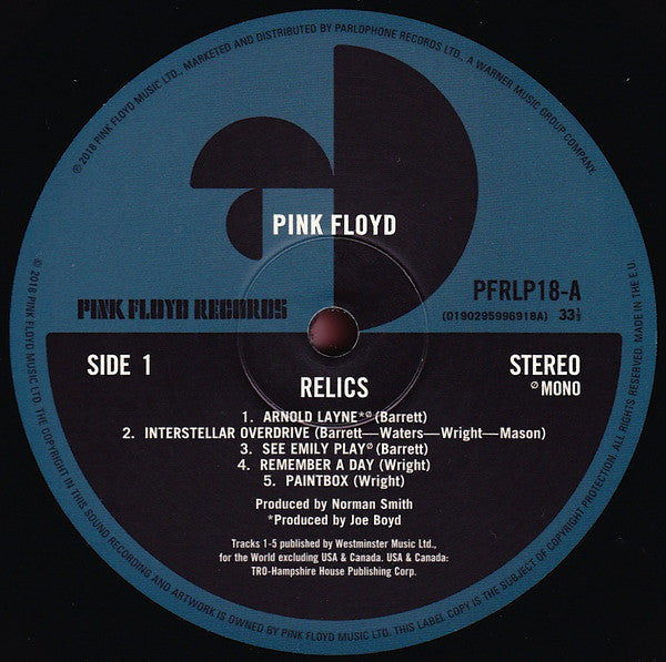 Pink Floyd – Relics Vinilo