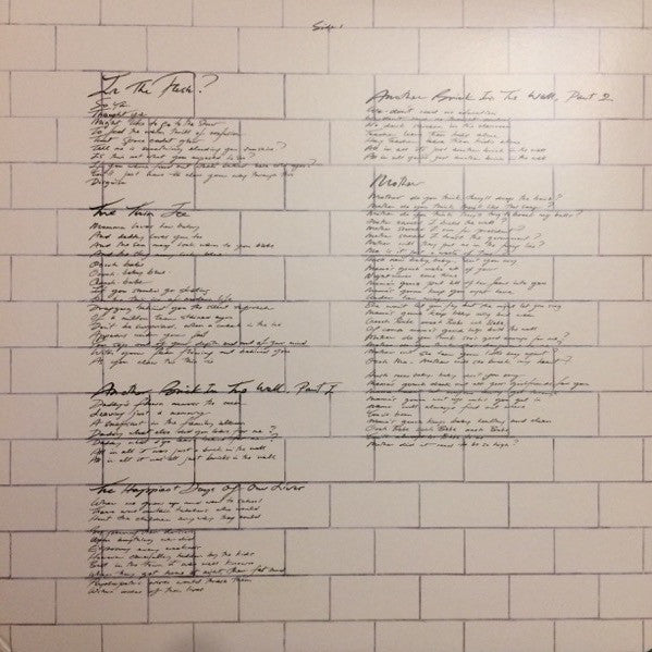 Pink Floyd – The Wall Vinilo