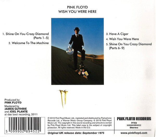 Pink Floyd – Wish You Were Here CD