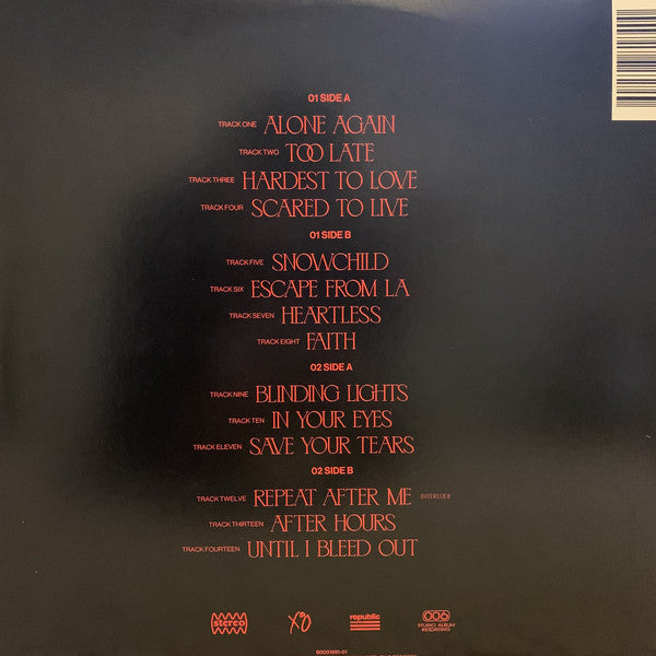 The Weeknd – After Hours Vinilo