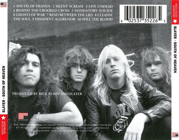 Slayer – South Of Heaven CD