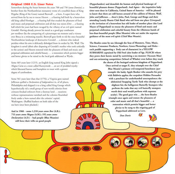 The Beatles – Yellow Submarine Songtrack Vinilo