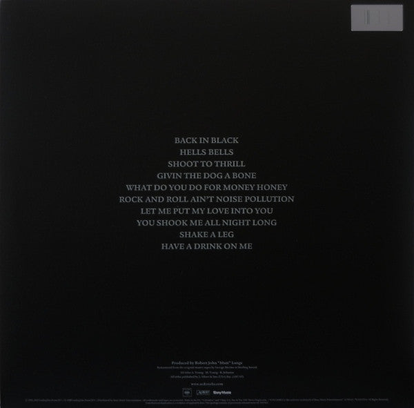 AC/DC - Back In Black Vinilo